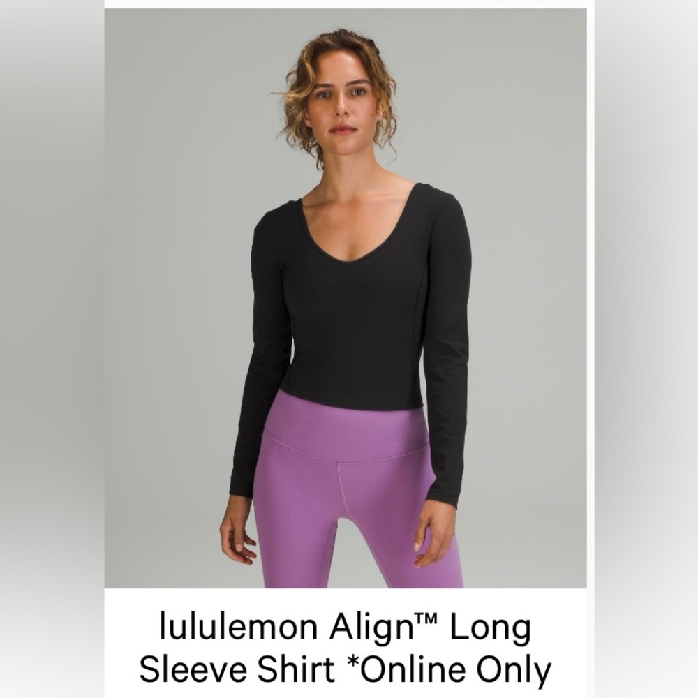 lululemon athletica Black Long Sleeve Top
